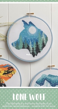 Lone Wolf by Durene Jones from Cross Stitcher 375 PCS + XSD
