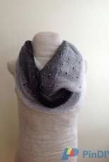 Sparkly Ombre Infinity Scarf by Alyssa Titus/Undeniable Glitter-Free