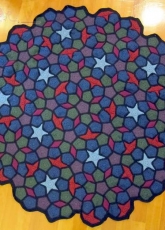 Barb Cutler - Pentagonal Penrose Throw Blanket - Free