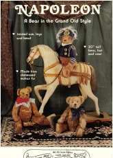 Gooseberry Hill-N°157-Napoleon Bear Pattern-20" tall-1989