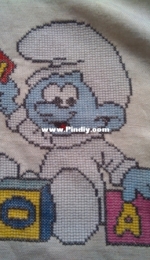 Playing Smurf.