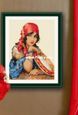 Gypsy Beauty Coricamo 8496 from Hafty Polskie Zlota Kolekcja 3 2013