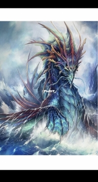 Shani Castle- Water Dragon - SilverxStitches