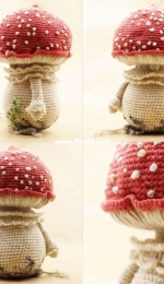 Pink Pumpkin Studio - Maiiou Creates - Maja Piskorska - Mushroom Man Fantasy Forest