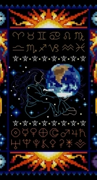 Witches Stitches WS103 - Astrology Sampler by Anne Marie Garrison PCS