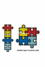 Artecy Cross Stitch - Autisme Awareness Puzzle Pieces - Free