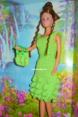 Maguinda Bolsón - Ludovica dress and bag set for dolls