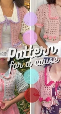 stitches and bern - Bernadette Jane - Chihiro Flower Cardigan