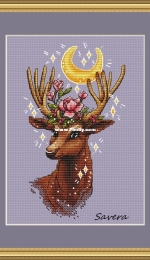 Flower Deer by Saverka - Savera / Victoria Kuznetsova