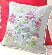 Folk Art Deer by Lesley Teare from Cross Stitch Collection 214