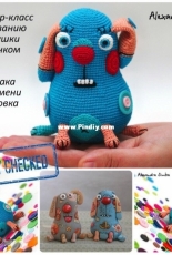 SimbaRED - Alexandra Simba - Button Dog- Russian