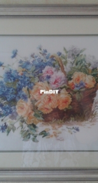 Roses and cornflowers by Alisa/Алиса