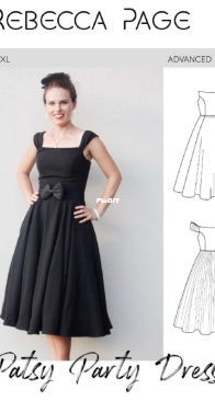 Rebecca Page - Patsy Party Dress - Sizes XXS-5XL - Free