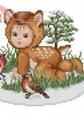 Ellen Maurer Stroh EMS Animal Babies - Bambi Baby PCS