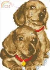 zolotoe runo NL-013 dachshund xsd + pcs