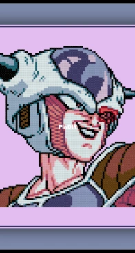 Cross Stitch Quest - Frieza - Dragon Ball - Free