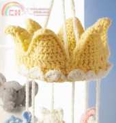 Red Heart LW3648 - Michele Wilcox - Sleep Tight Royal Mobile - Free