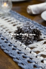 Crystalized Designs - Crystal Bucholz  - Hairpin Lace Table Runner