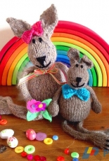 Crafts from the Cwtch-Dangly Springtime Bunny by Sarah Knight-Free