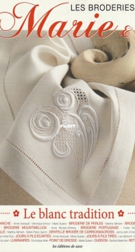 Les Broderies de Marie et Cie - Le Blanc Tradition n7 - French