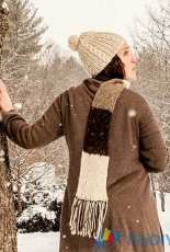 Dirt Roads Hat & Scarf by Donna Druchunas