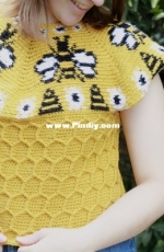 E Claire Makery - Claire Goodale - Honeybee Tee