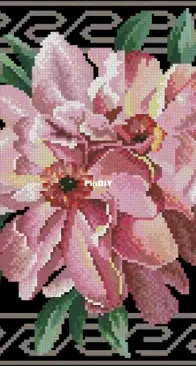 Just CrossStitch 2229 - Tropical Orchids by Marie Barber