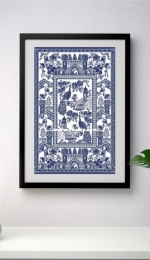 Antique Sampler Peacock Garden from Antique Stitch PCS