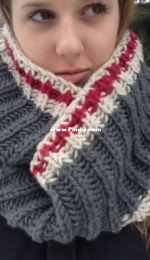 Izzy Infinity Cowl by Anne Gagnon-Free