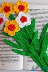 Little Owls Hut- Svetlana Zabelina - 049 Daffodil Bookmark - Russian