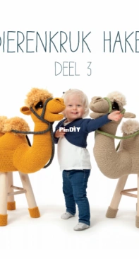 Haakpret - Anja Toonen - Animal Stool Crochet 3 - Dierenkruk haken 3 - Dutch