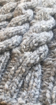 Easy Cabled Hat by Tracy Pipinich-Free