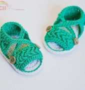 Mon Petit Violon - Vita Apala - Chevron Sandals