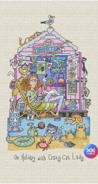 Heritage Crafts - Cats Rule - On Holiday with Crazy Cat Lady SAGA