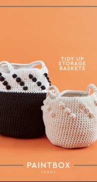 Paintbox Yarns - Tidy Up Storage Basket - Free