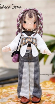Moonlight Crochet - Moonlightcrochet89 - Nguyệt Vũ Thị - Jena Doll - Muñeca Jena - Spanish