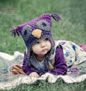 Kat Goldin - Woolly Owl Hat for Baby