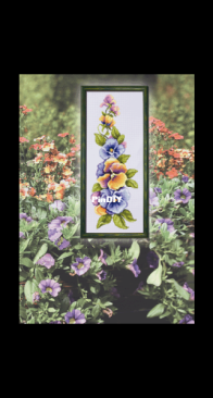 Coricamo 983 - Colourful Pansies  XSD