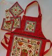 Kathy Schmitz-Free Round Robin Apron and Hot Holders