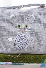 Briana K - Briana A. Kepner - Cat Crochet Project Bag
