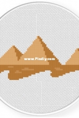 Daily Cross Stitch - Egypt Pyramid