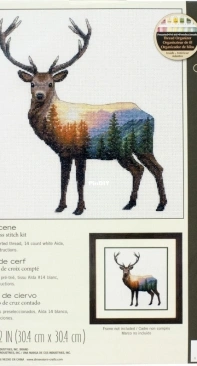 Dimensions 70-35387 Deer Scene XSD