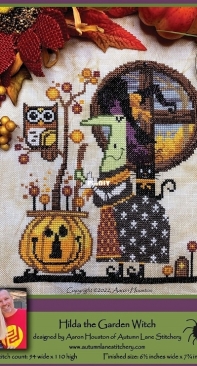 Hilda the Garden Witch by Autumn Lane Stitchery from Punch Needle & Primitive Stitcher - Fall 2022 PCS + XSD
