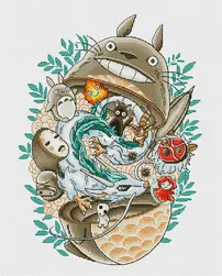 Miyazaki Matryoshka by Alexandra Kulakova XSD