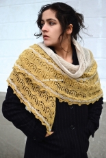 Acorns and Arches Shawl by Kirsten Kapur