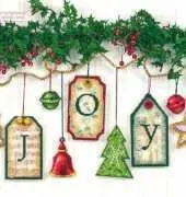 Dimensions 8849 Joy Tag Ornaments