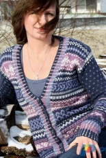 Arctic Winter Sky Cardigan by gillipop/ JC arts-English,German-Free