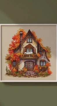 Paradise Stitch - Autumn House by Olga Lankevich