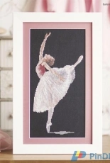 Dance of Distinction Ballerina by Lucie Heaton from Cross Stitch Gold 127 XSD