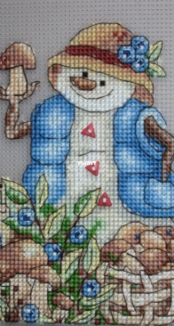 Mushrooms snowman -- by Людмила Ойнонен / ludmoin /